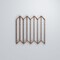 Ekena Millwork Extra Small Conroe Decorative Fretwork Wood Wall Panels, Walnut, 7 3/8"W x 7 3/8"H x 3/8"T WALW08X08X0375CREWA - alternate 4